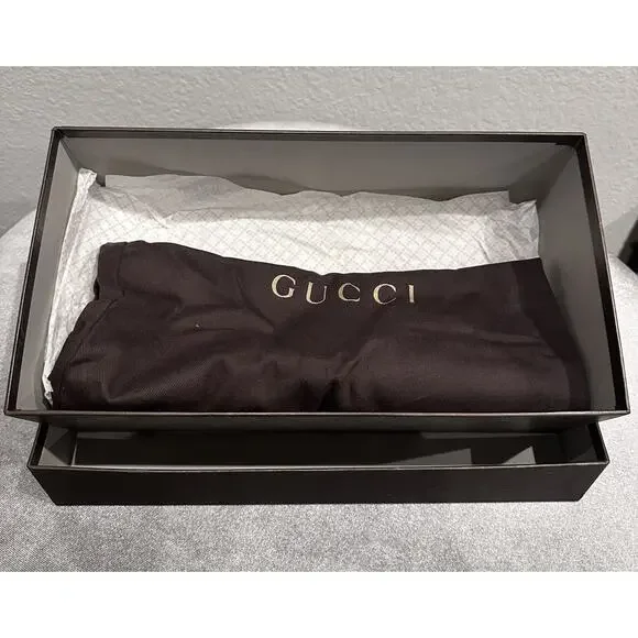 Gucci Gray Mules with Silver Hardware - Picture 10 of 10